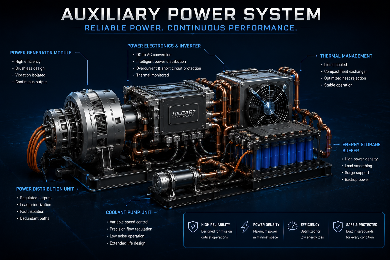 Thermal and Electric Auxiliary Power System
