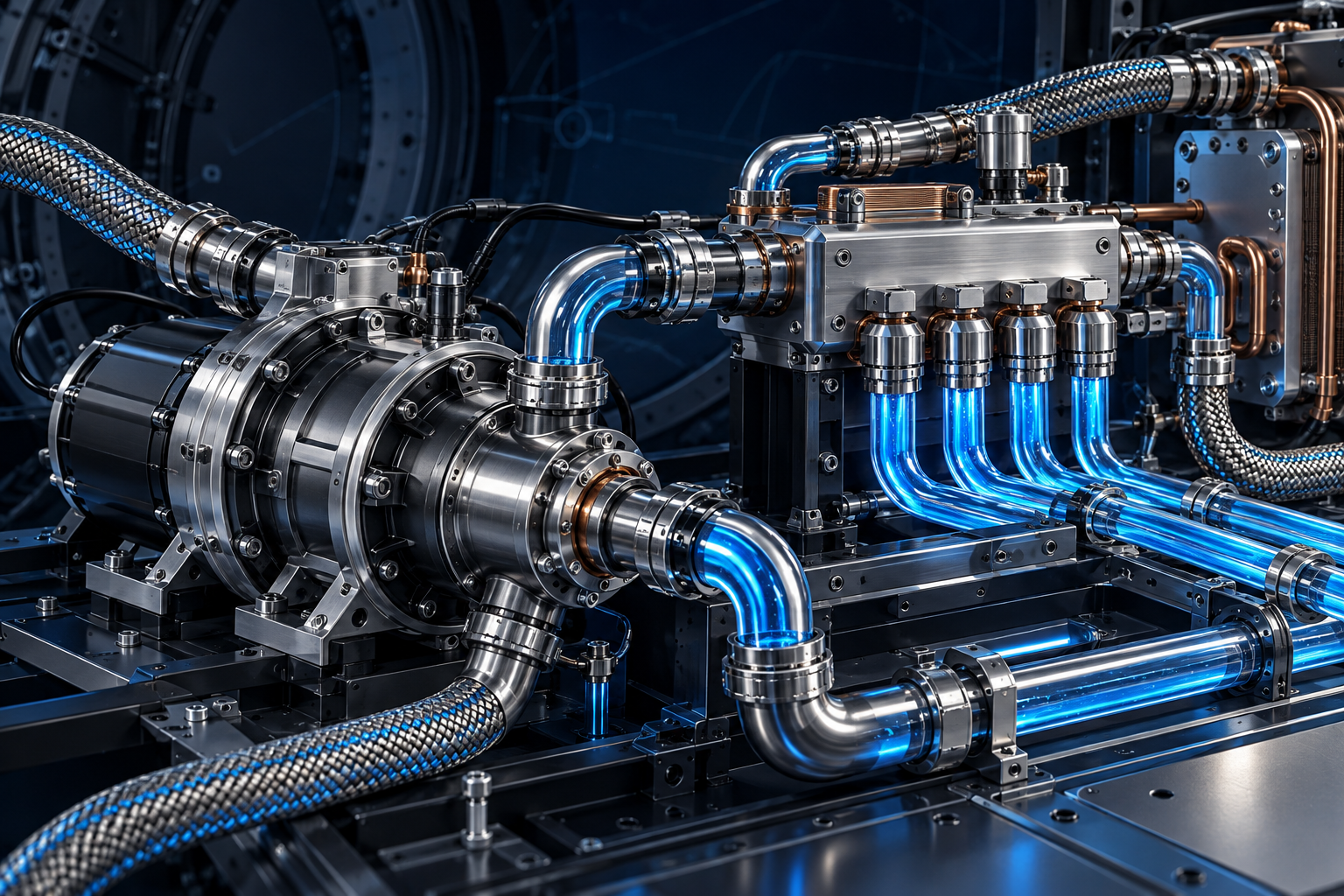 Heat Transport concept illustration